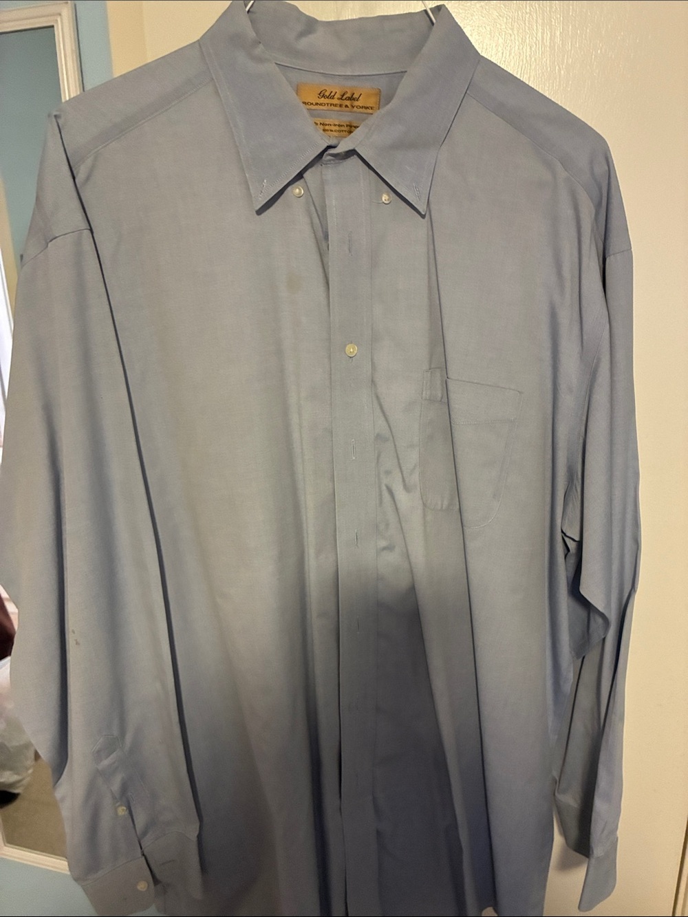 Roundtree & Yorke Light Blue Men's Dress Shirt